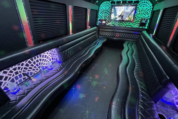 Allen Limo Bus Interior