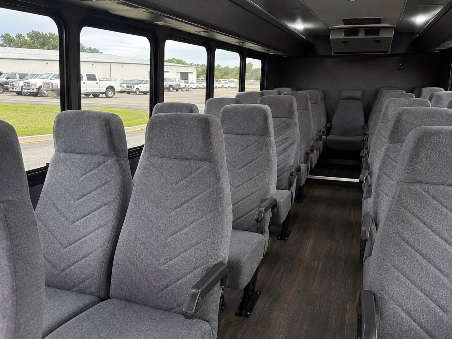 15 passenger minibus interior