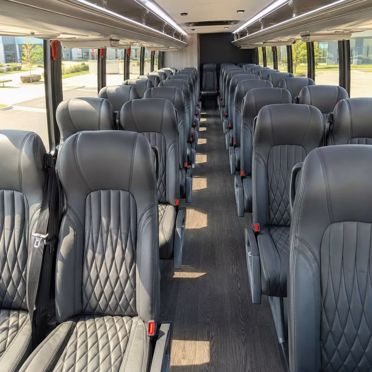 28 passenger minibus interior