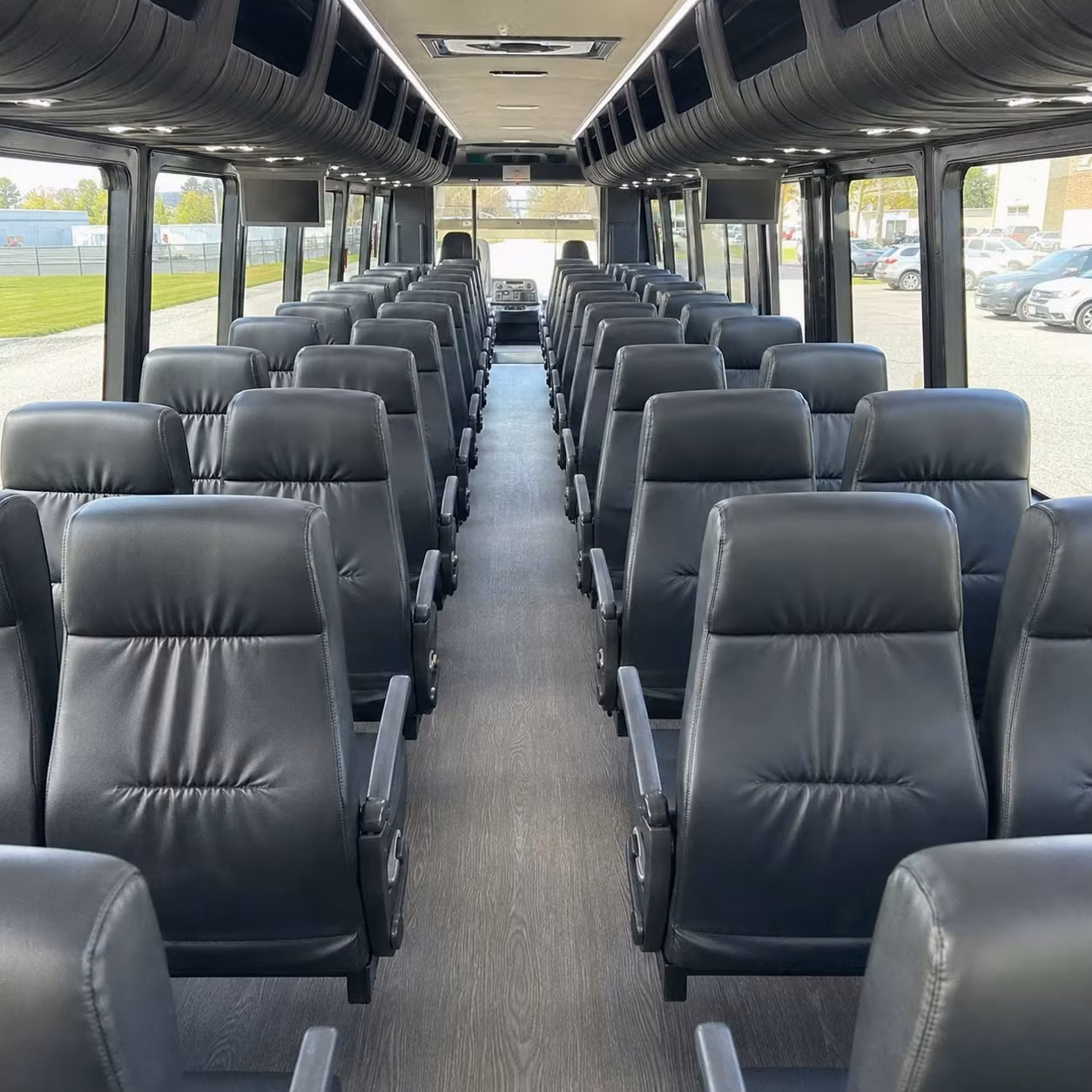 30 passenger minibus inside