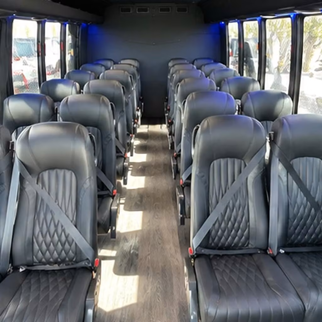 30 passenger minibus interior