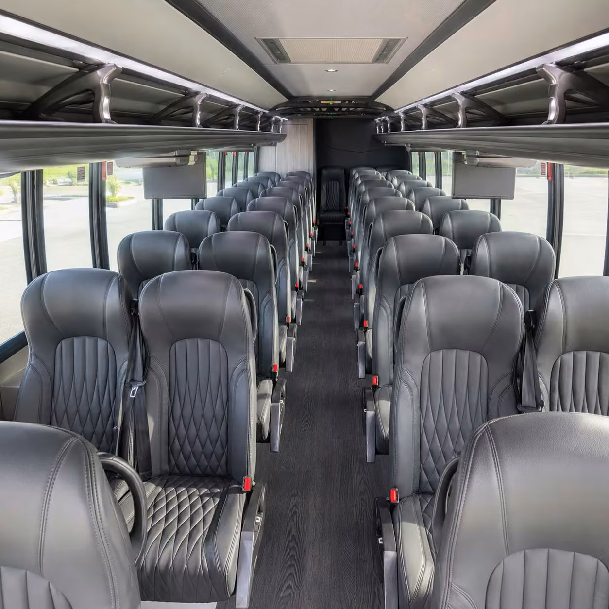 35 passenger minibus inside