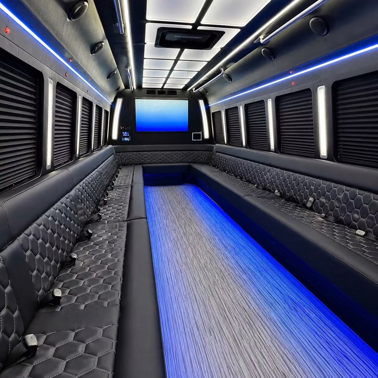 party bus interior