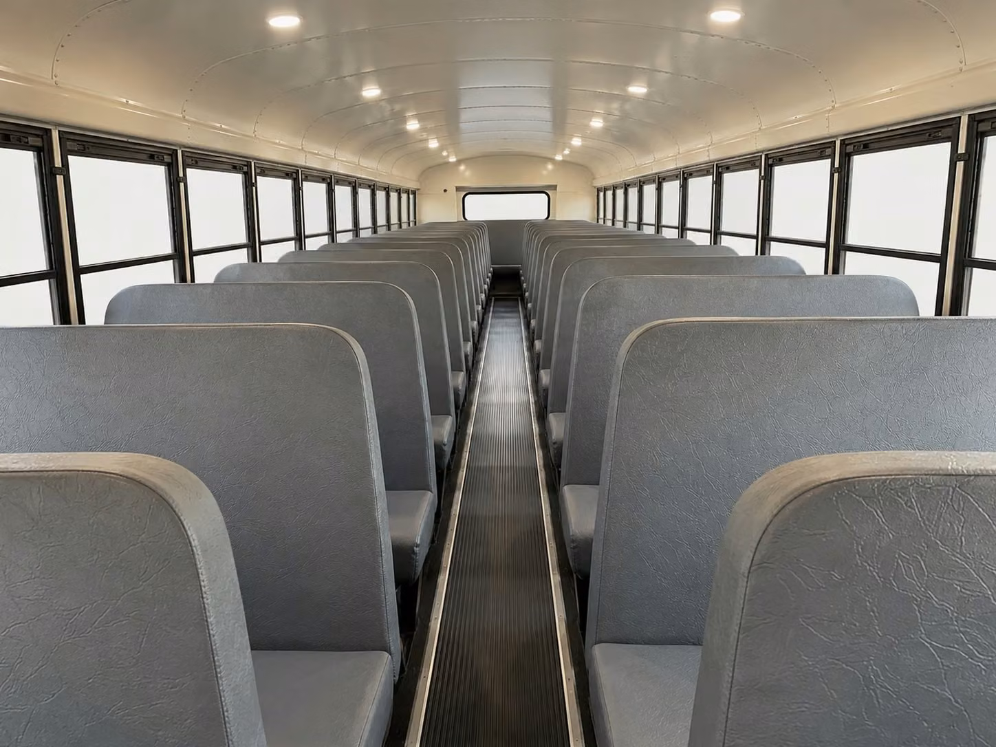 school bus interior