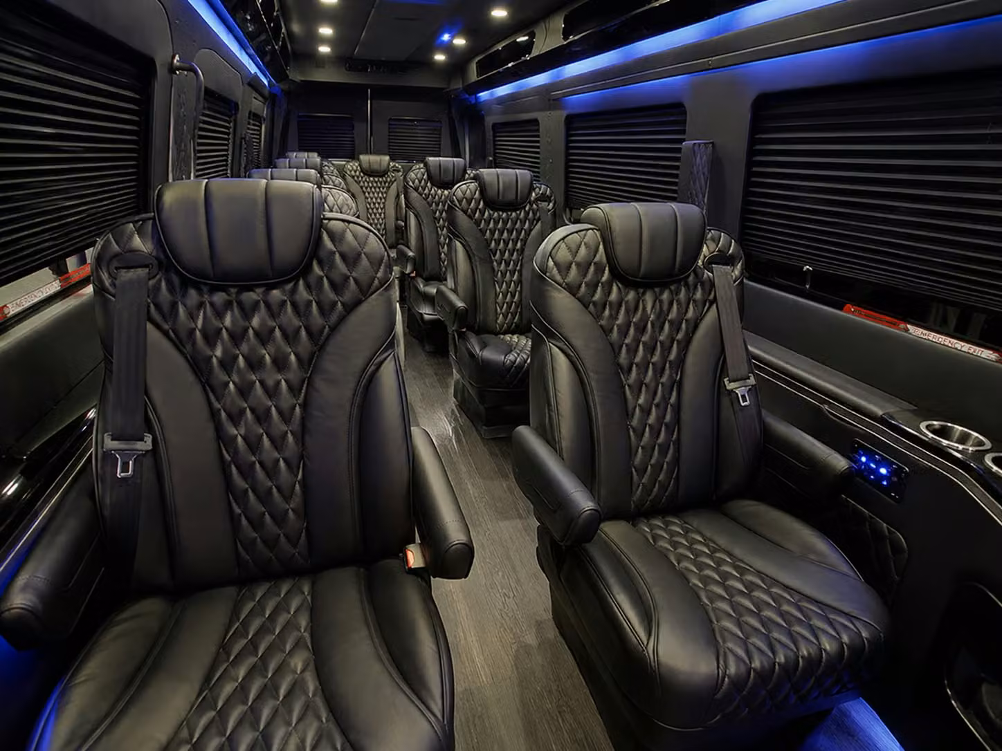 sprinter van with driver interior